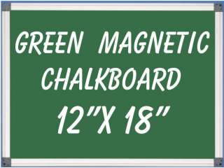 Aluminum Green Magnetic Chalkboard Menu Sign 12x18 pr   