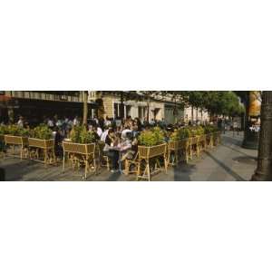   Champs Elysees, Paris, France by Panoramic Images , 60x20 Home