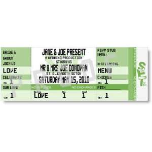  Wedding Production Ticket Invitations Health & Personal 