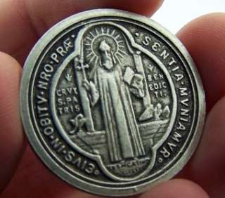   Devotion To Saint St Benedict Exorcism Prayer Coin Catholic Gift