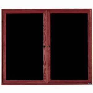  CDC4860 Enclosed Changeable Letter Board   Cherry