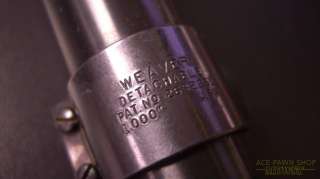 WEAVER USA K8 60 C 100ft   3000yd Rifle Scope w Rings ~Cross Hairs ~No 