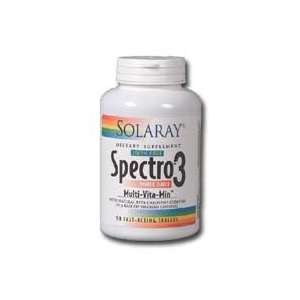  Solaray Spectro 3 Multi Vita Min Iron Free 90 Tabs Health 