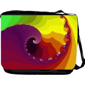  Rikki KnightTM Colorful Swirl Messenger Bag   Book Bag 