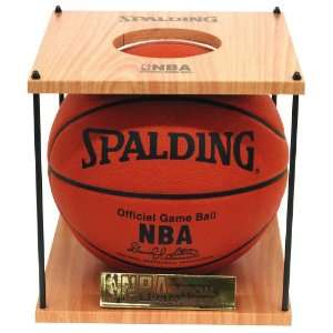  Spalding 64 580 Official NBA Game Ball Basketball in Wood 