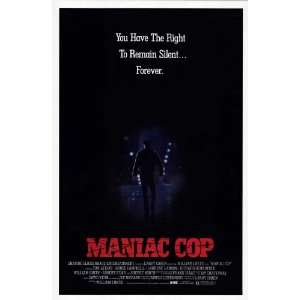  Maniac Cop   Movie Poster   27 x 40