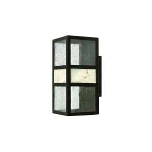    ES MEDIUM WALL OUTDOOR, Spanish Bronze Finish with Clear Seedy Glass