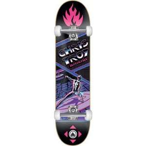  Black Label Troy Space Junk Complete Skateboard   8.25 W 