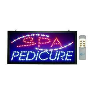 Spa Pedicure RC Chasing Flashing LED Sign 13 x 24