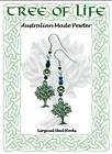 Tree of Life Celtic Silver Pewter Beaded Earrings