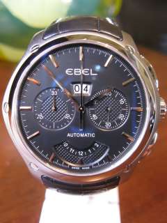 NEW Ebel Classic Hexagon Automatic Mens Chronograph Watch 1215932 