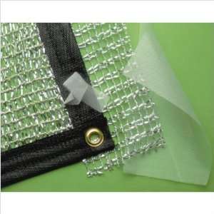 Aluminet Shade Cloth Edge No taping or grommets, Transparency 30%