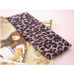 Pink Leopard Animal Print Stretchy Hair Band for Women or Girl Fashion 