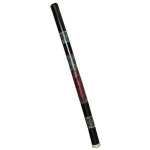  X8 Bamboo Didgeridoo, Black Painted Musical Instruments