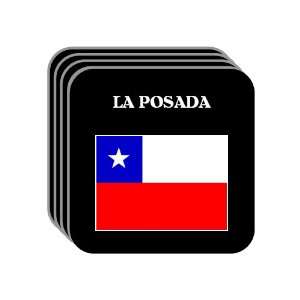 Chile   LA POSADA Set of 4 Mini Mousepad Coasters 