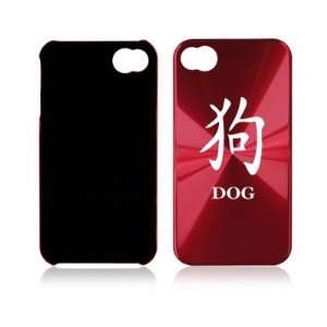  iPhone 4 4S 4G Rose Red A763 Aluminum Hard Back Case Cover Chinese 