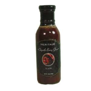 Heritage specialty gourmet chipotle pepper and berry sauce glaze
