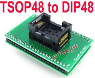 TSOP48 to DIP48 programmer convert Adapter socket  