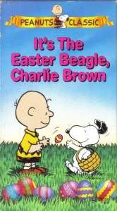 VHS ITS THE EASTER BEAGLE CHARLIE BROWN.ANIMATED  