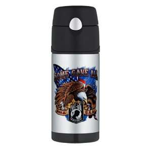 Thermos Travel Water Bottle POWMIA Some Gave All Eagle and US American 