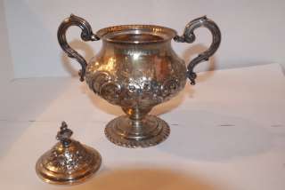 pc Sterling Silver Tea Set S. Kirk & Sons Hand Chased  