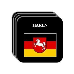 Lower Saxony (Niedersachsen)   HAREN Set of 4 Mini Mousepad Coasters