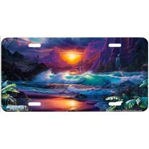   Beach Scene License Plates Car Auto Novelty Front Tag by Christian