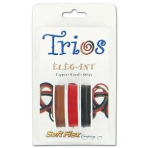  Soft Flex Trio Bead Wire, Elegant, 0.019 Inch, 10 Feet 