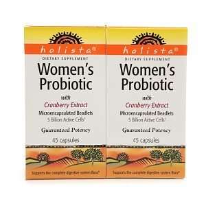  Holista Womens Probiotic with Cranberry Extract, Tablets 