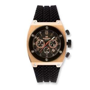  Mens Mountroyal Chrono Rose Gold plated Watch Jewelry