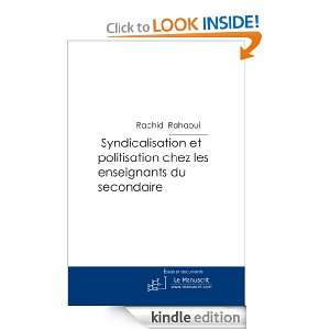   et politisation chez les enseignants du secondaire (French Edition