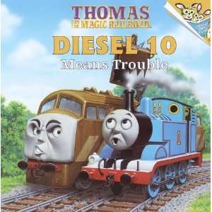   Railroad  Diesel 10 Means Trouble [Paperback] Random House Books