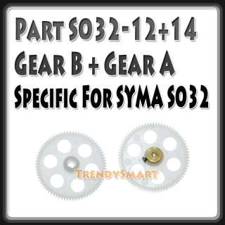   SYMA S032 RC Remote Control Helicopter Spare Part 12 Gear B 14 Gear A