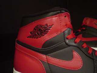   Air Jordan I Retro 1 DMP BLACK RED WHITE CHICAGO BULLS Sz 10.5  