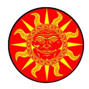  Sun Man   Two Color Gobo