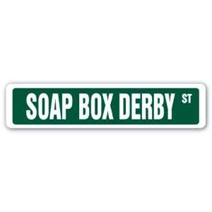  SOAP BOX DERBY Street Sign race racer competition car 
