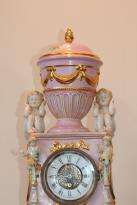 Dresden Porcelain Cherub Clock Mantle Clocks  