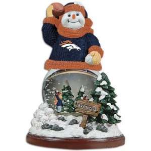    Broncos Memory Company NFL Snowfight Snowman