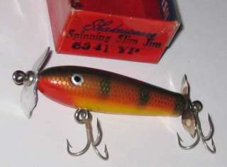 SHAKESPEARE SPINNING SLIM JIM WOOD LURE IN THE BOX  