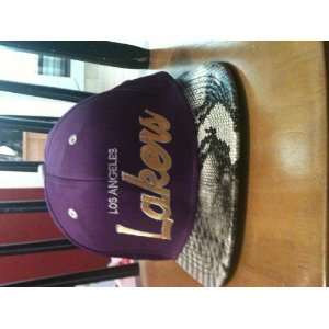  Mitchell & Ness LA Lakers snakeskin hat
