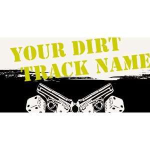  3x6 Vinyl Banner   Your Dirt Track Name 