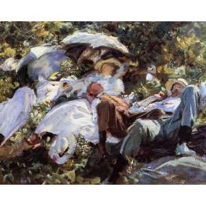  8 x 6 Mounted Print Sargent John Singer Group with 