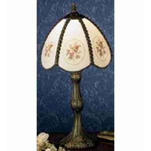  17H Rose Bouquet Accent Lamp