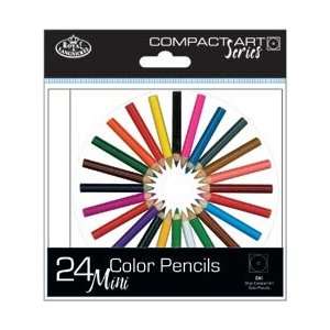  Royal Brush Compact Art Sets Mini Color Pencils 24/Pkg CA 