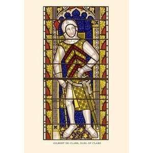   Vintage Art Gilbert de Clare, Earl of Clare   08771 4