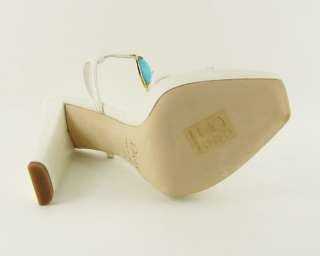 CHRISTIAN DIOR PIEDRA White Womens Shoes Sandals EUR 36  