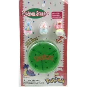    Pokemon Stampers Lapras, Goldeen, and Slowpoke Toys & Games