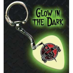  Slipknot Glow In The Dark Premium Guitar Pick Keyring 