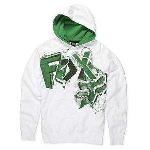  Fox Racing Slice and Dice Pullover Hoody   Small/White 