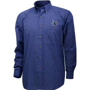 Washington Wizards Blue Matrix Button Down Long Sleeve Shirt  